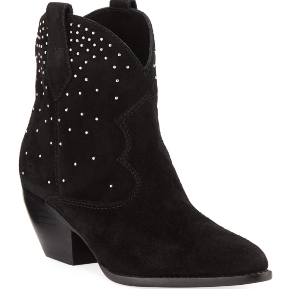 🆕SIGERSON MORRISON Kalie Black Suede Stud Boot